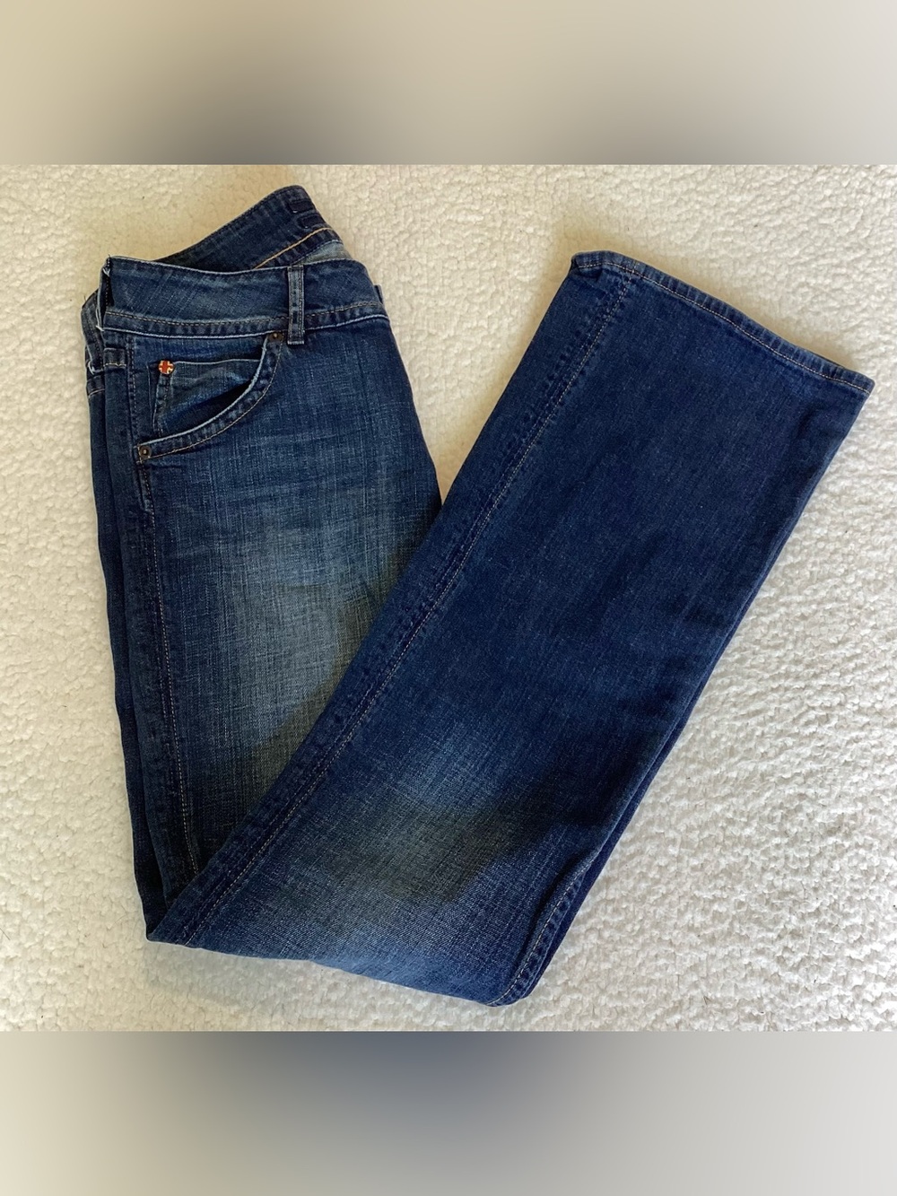 Hudson Jeans Women 29 Low Rise Bootcut Dark Wash Y2K Designer Denim